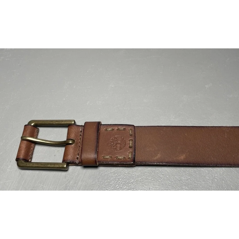 Timberland Men's Genuine Leather Belt Size 36
